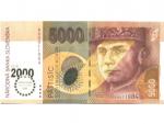 5000 Sk 3.4. s. A (2000), přítisk Bi-milénium, Pi. 40