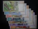 sada bankovek 20 - 5000 Sk 2000 s přítiskem Bi-milénium, všechny sériové čísla končí číslem 