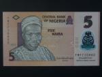 NIGÉRIE, 5 Naira 2020, BNB. B234l, Pi. 38