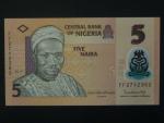 NIGÉRIE, 5 Naira 2019, BNB. B234k, Pi. 38