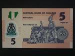 NIGÉRIE, 5 Naira 2019, BNB. B234k, Pi. 38