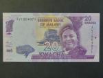 MALAWI, 20 Kwacha 2015, BNB. B157b, Pi. 63