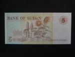 SUDAN, 5 Piastres 1993, BNB. B336a, Pi. 51