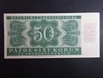 50 Kčs 1950 série B 36, 2x perf. 