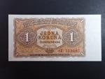 1 Kčs 1953 série CE, tiskárna Goznak Moskva