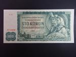 100 Kčs 1961 série C 16, vodoznaková výzruž na rubu