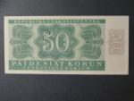 50 Kčs 1950 série B 17, perf. 