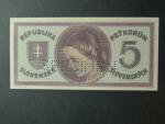 5 Ks 1945 série D 023, perf. SPECIMEN dole