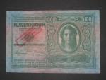 100 K 2.1.1912 s přetiskem 