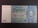 Německo, 100 RM 1935 podtiskové písmeno D, série D, mírové vydání, Ba. D8b