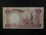 NIGÉRIE, 5 Naira 1984, BNB. B222e, var. podpisu, Pi. 24