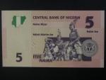 NIGÉRIE, 5 Naira 2006, 7-místný číslovač, BNB. B230b, Pi. 32