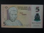 NIGÉRIE, 5 Naira 2011, BNB. B234d, Pi. 38