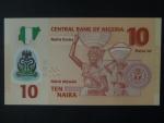 NIGÉRIE, 10 Naira 2011, 6-místný číslovač, BNB. B235g, Pi. 39