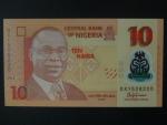 NIGÉRIE, 10 Naira 2016, BNB. B235k, Pi. 39