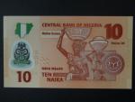 NIGÉRIE, 10 Naira 2016, BNB. B235k, Pi. 39