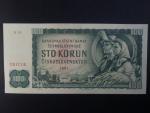100 Kčs 1961 série R 28, úzký číslovač 1a