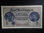 vydání pro obsazené území 1939-45, 5 Reichsmark série E, Ros. ZWK-4a