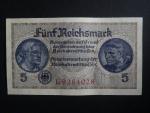 vydání pro obsazené území 1939-45, 5 Reichsmark série L, Ros. ZWK-4a