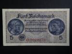 vydání pro obsazené území 1939-45, 5 Reichsmark série O, Ros. ZWK-4a