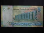 TUNIS, 5  Dinars 2022, BNB. B537a