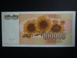 100000 Dinara 1993, replacement: prefix ZA, BNB. B451az, Pi. 118
