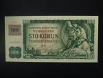 100 Kč 1961/1993 série G 62, kolek, II.vydání, číslovač 1c