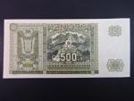 500 Ks 1941 kolkovaná série 5Xt, perf. SPECIMEN nahoře