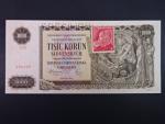1000 Ks 1940, kolkovaná série 2T4, perf. SPECIMEN nahoře