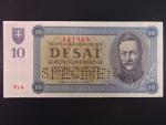 10 Ks 1943 série Vr 6, perf. SPECIMEN dole
