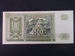 500 Ks 1941 série 6De, 2x perf. SPECIMEN dole