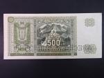 500 Ks 1941 série 5Ed, 2x perf. SPECIMEN dole