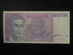 500 Dinara 1992, replacement: prefix ZA, BNB. B446az, Pi. 113