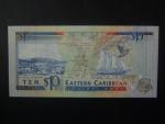 VÝCHODOKARIBSKÉ STÁTY, Antigua a Barbuda 10 Dollars 1993, BNB. B211a, Pi. 27