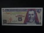 GUATEMALA, 5 Quetzales 2006, BNB. B590b, Pi. 106b