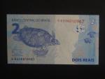 BRAZÍLIE, 2 Reais 2010 (intro 2019) prefix GB, BNB. B874f, Pi. 252