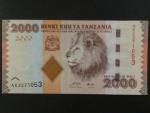 TANZANIE, 2000 Schillings 2011, BNB. B141a, Pi. 42