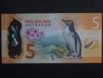 NOVÝ ZÉLAND, 5 Dollars 2015, BNB. B137a, Pi. 191