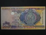 VANUATU, 200 Vatu 2007 série DD RESERVE BANK, BNB. B203c, Pi. 8