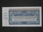 20 Kčs 1953, nevydaná, oboustranná