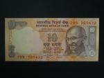 INDIE, 10 Rupees 1996, písmeno R, BNB. B272a5, Pi. 89