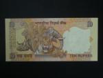 INDIE, 10 Rupees 1996, písmeno R, BNB. B272a5, Pi. 89