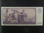 500 Kčs 1962, nevydaná, oboustranná