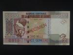 GUINEA, 5000 Francs 2012 SPECIMEN, BNB. B330bs