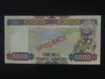 GUINEA, 5000 Francs 2012 SPECIMEN, BNB. B330bs
