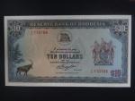 RHODESIE, 10 Dollars 2nd january 1979, BNB. B110k, Pi. 33