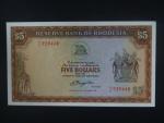 RHODESIE, 5 Dollars 1978, série M18, BNB. B109c, Pi. 32