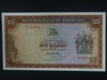 RHODESIE, 5 Dollars 1972, série M10, BNB. B109a, Pi. 32