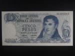 ARGENTINA, 5 Pesos 1974, BNB. B347b, Pi. 294