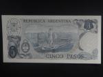 ARGENTINA, 5 Pesos 1974, BNB. B347b, Pi. 294